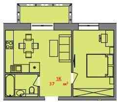 Продам 1 кім. Центр. Можливе розтермінування. Івано-Франківськ