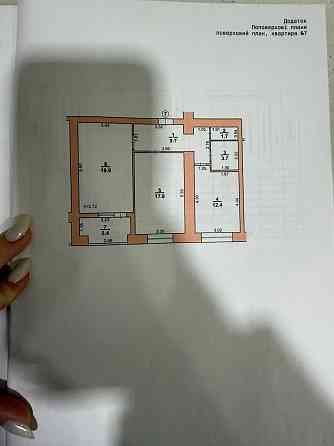 Хіт: 68м² 2-ка РАУШ, свіжий ремонт заїжджай на 2/10 негайно! ID: 41796 Хмельницкий
