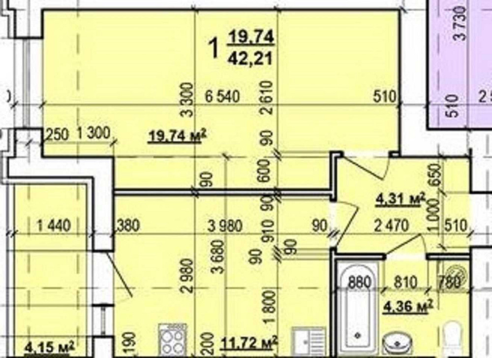 24500 ЖК Мира 3 ДО-КИ Свечка  Продам 1 комнатную квартиру 6эт,S-43мAS Харьков - изображение 2