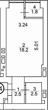 Готова квартира в ЖК Атмосфера за 28800 Вишневе