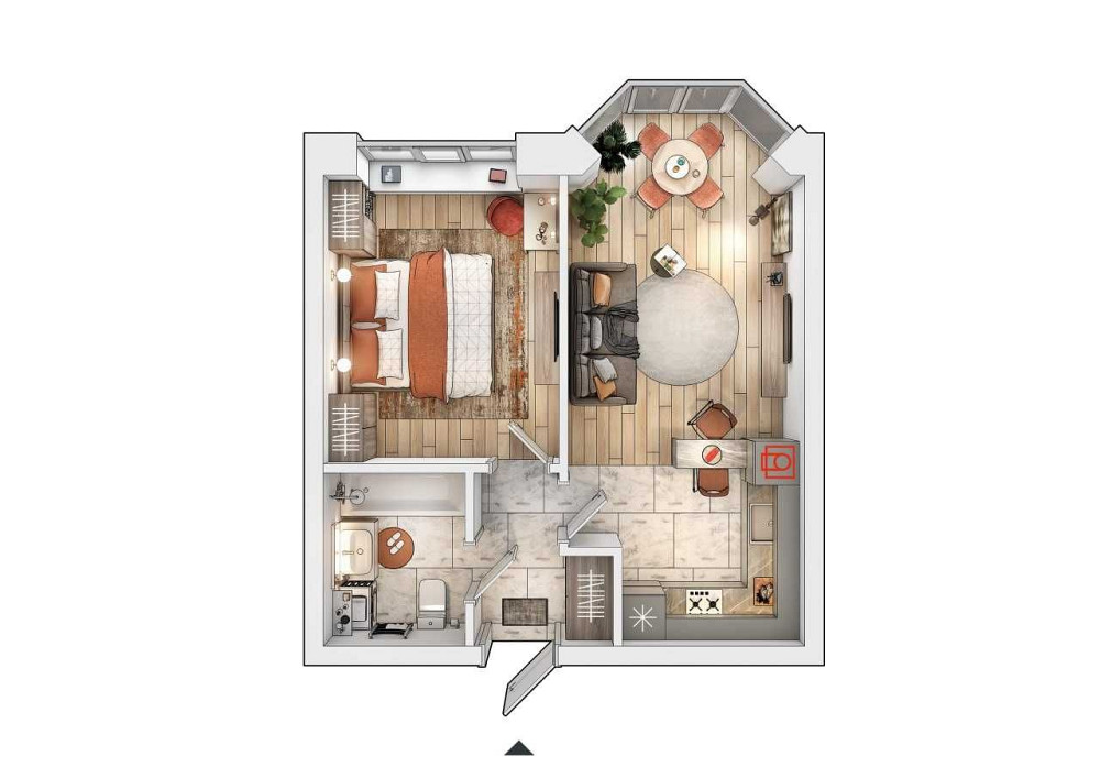 Євро 2-кім в ЖК Мюнхаузен 2. Перший внесок від 12 тис.дол. Ирпень - изображение 1