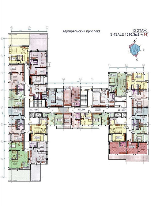 2 комн. С Террасой жк Пространство на Гераневой ,Центр,Фонтан,Аркадия Одесса - изображение 6