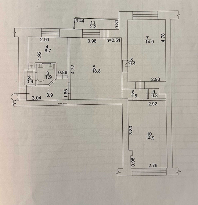 АК 3 Кімнатна квартира Лівобережна Русановка вторичка Ентузіастів 7 Киев - изображение 2