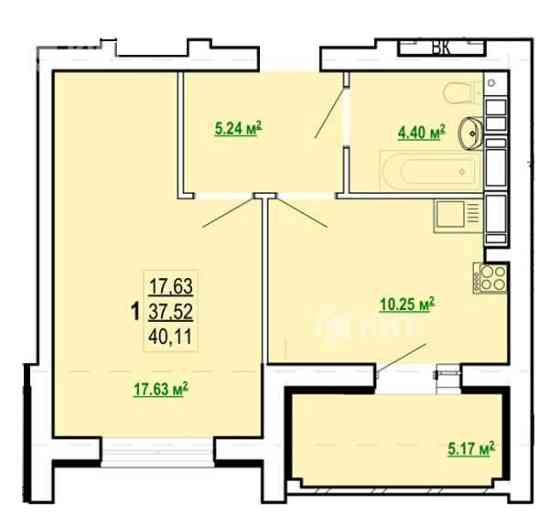 1к.40м2, Олексіївка (Алексеевка), ЖК Перемоги 2 (ЖК Победы 2), 105976 Харків