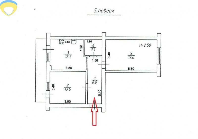 2 комнатная сталинка проспект Шевченко Одесса - изображение 6