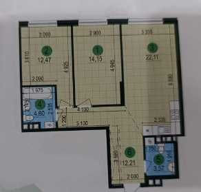 Продаж 2к кв ЖК Варшавський-3 Подільський рн ст м Нивки вул Змієнка Киев - изображение 2