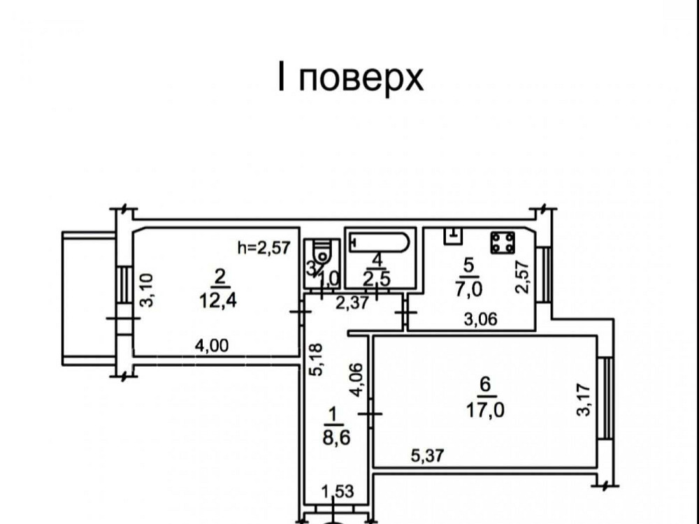 2-х комнатная под ремонт, двухсторонняя планировка, цена отличная! Одесса - изображение 8