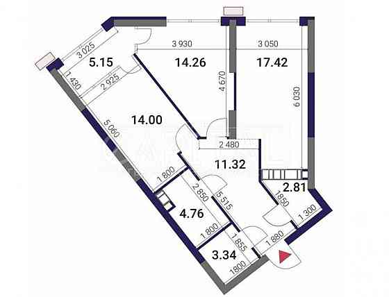 БЕЗ% Квартира ЖК Great Без Ремонта ул Причальная Киев