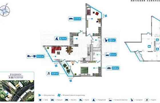 Квартира в ЖК Заречный по НИЗУ РЫНКА / Осокорки - Левый берег Киев