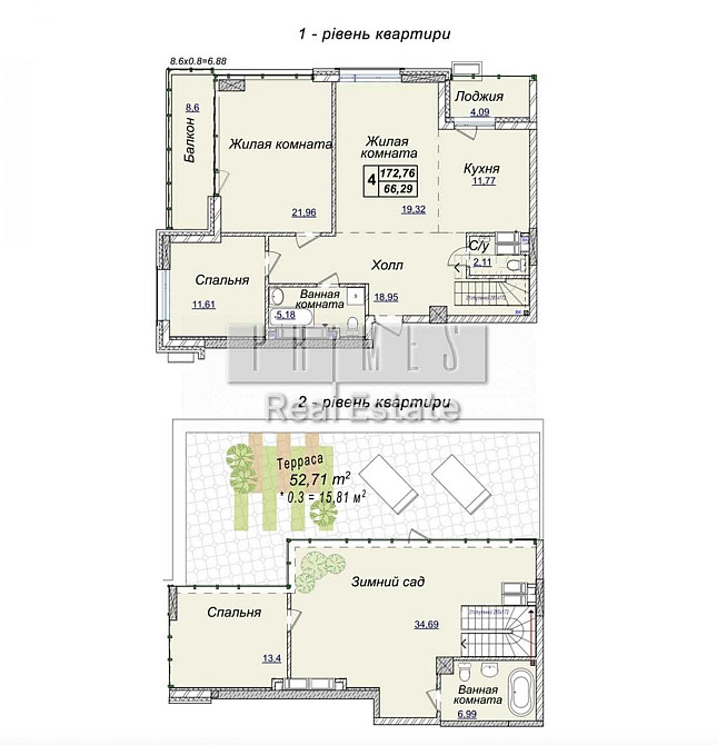 Продаж пентхаус 165м2 Новопечерські Липки Верхогляда Драгомирова 17В Киев - изображение 2