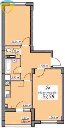 Продам нову 2-кімнатну квартиру в популярному ЖК «7 Небо» Авангард