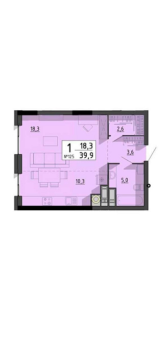 Продаж 1- кімнатної квартири преміум ЖК біля озера Тернопіль - зображення 2