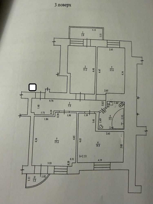 !ГАРЯЧА ПРОПОЗИЦІЯ! 3к квартира Поділ 3 поверх цегляний будинок Полтава - изображение 8