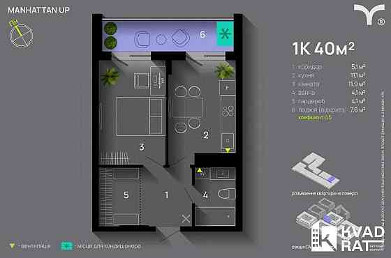 Єксклюзивна 1 кім в ЖК Манхеттен! Івано-Франківськ