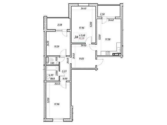 Продаж 3- кімн квартири в ЖК Деснянський. Електротехнічна, 43. єОселя Киев