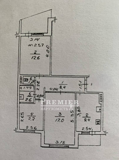 3 комн 65 м2 Вузовский Люстдорфска дор id214453 Одесса - изображение 8