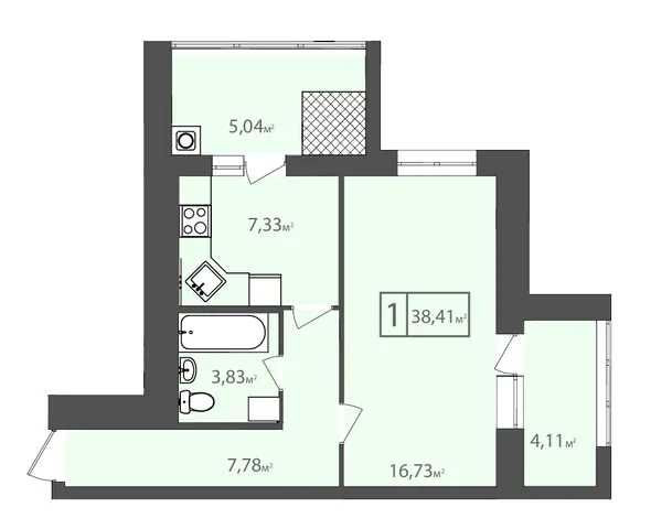 У продажу класна 1к квартира в новобудові! Виставка! ід 40927 Khmelnytskyi - photo 8