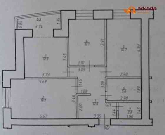 Продаю 3 кімнатну квартиру в центрі. ЖК Паркове Містечко. 85м2 Івано-Франківськ
