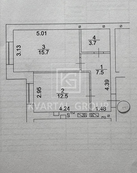 Квартира 39.6м.кв. в Ірпені! ЖК Молодість Ірпінь - зображення 6