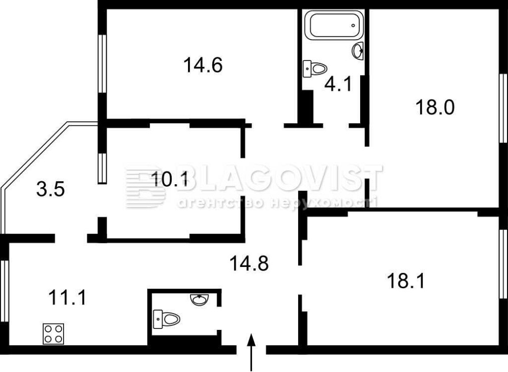Вигідно!вул Данченка.ЖК Новомостицько-Замковецький!Швидкий продаж!офіс Київ - зображення 2