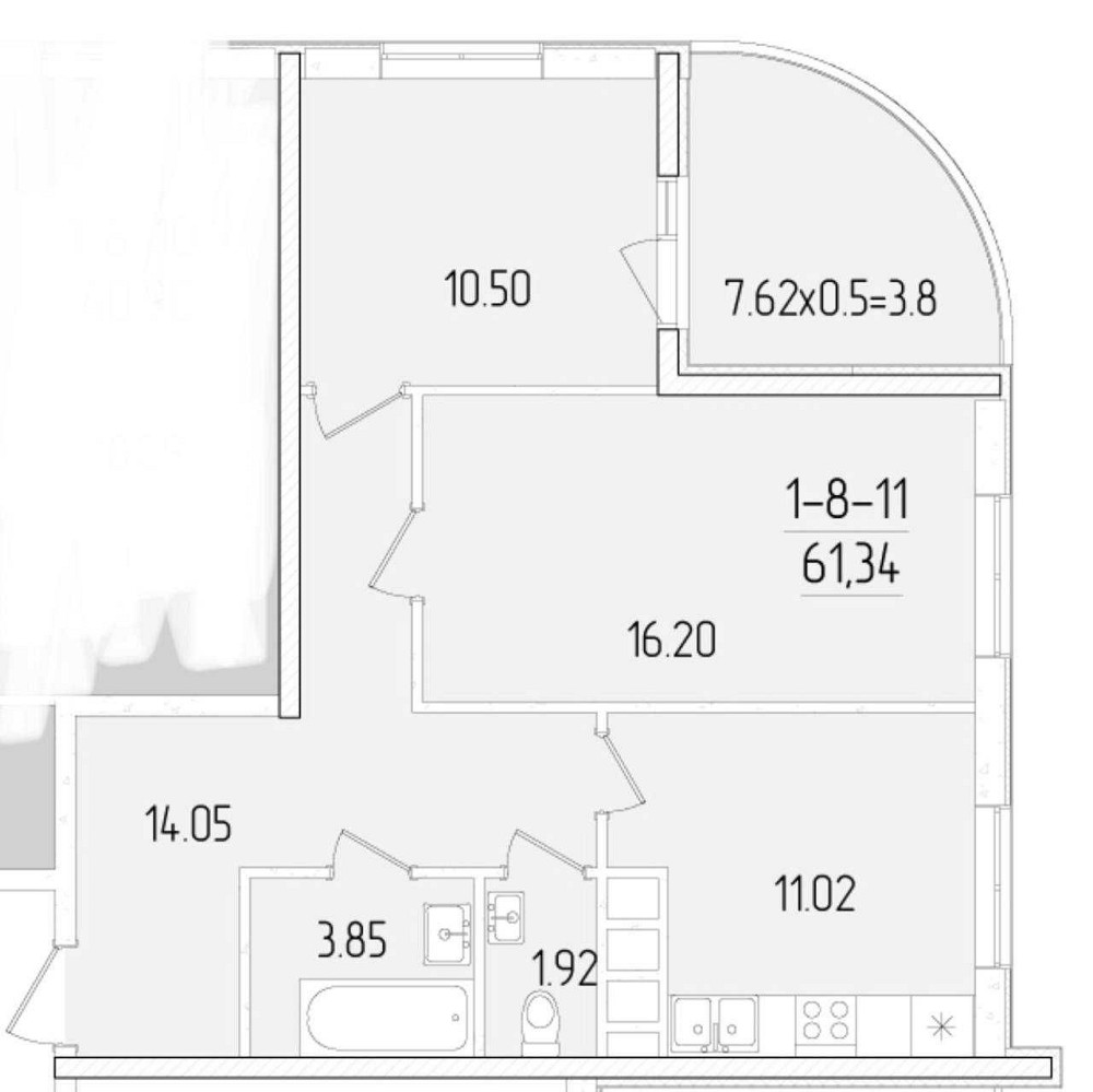 Продам 2-комн. квартиру в ЖК 61 жемчужина. КРАСНОВА Одеса - зображення 8
