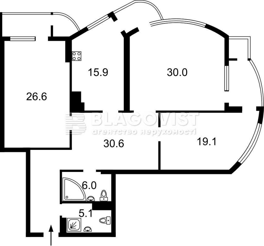 Продаж 3-х кімн Шаповала Генерала 2,ЖК Смарагдовий Київ - зображення 2