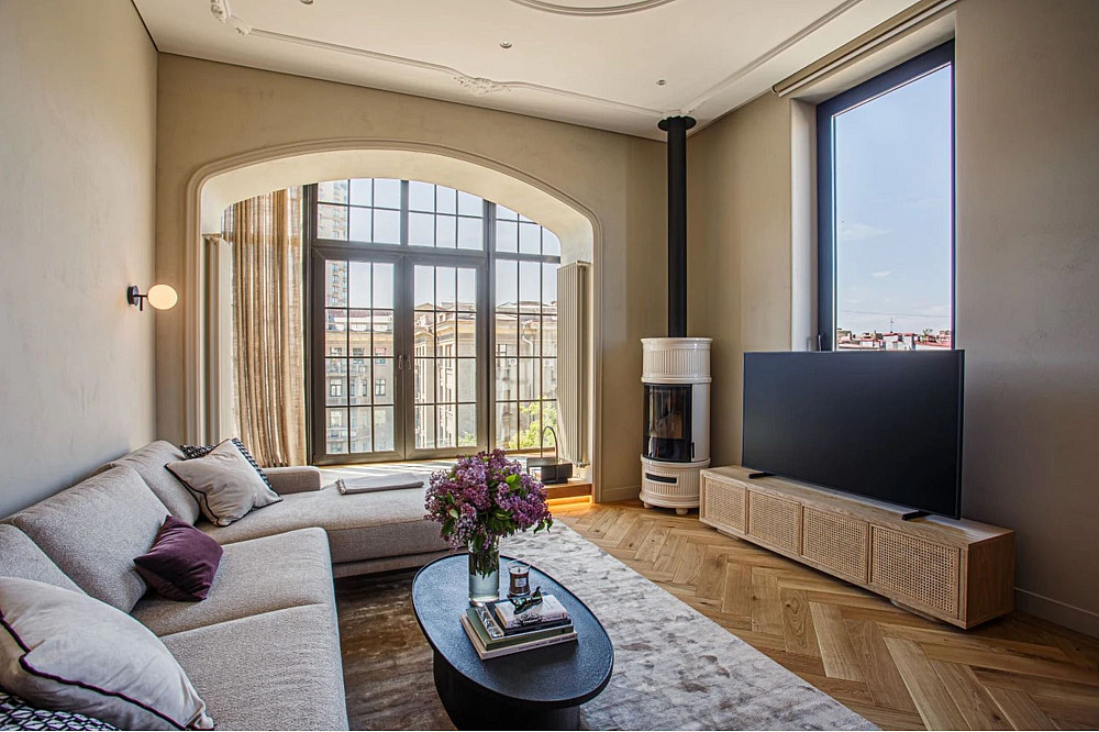 Інститутська 13А — унікальна квартира з каміном, без комісії Липки Київ - зображення 1