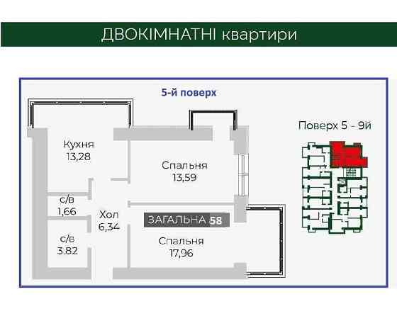 Стильна 2кім: 2 лоджії+французький балкон.ЖК"Sobornyi"-7км до Києва Гостомель