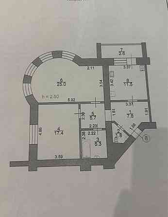 Продаж 2-кімнатної квартири на вул. Липинського 7 Рованці