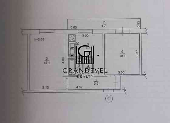 Продаж 2к, по вул. Борщагівська 10А, КПІ, Київ Київ