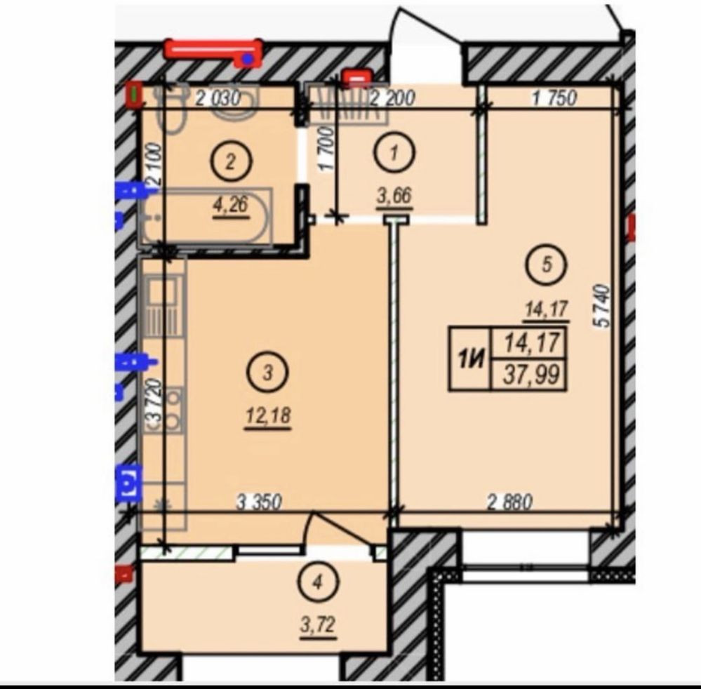 ТЕРМІНОВО! 1к з газом та балконом! Ірпінь Ірпінь - зображення 4