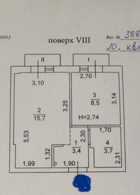 Продам квартиру в новом газовом доме, Королева/Инглези, АГВ, 2 балкона Одеса - зображення 3