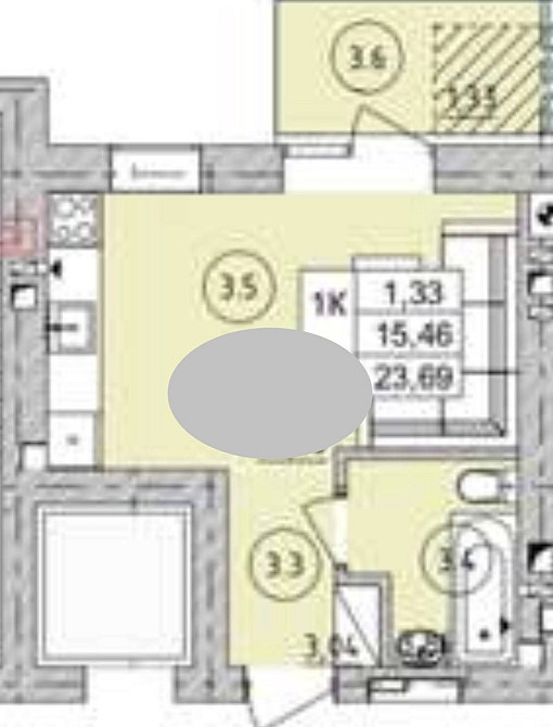 Інвестиційна 1-кімнатна квартира в Ірпені | ЖК «Бургундія» Ирпень - изображение 2