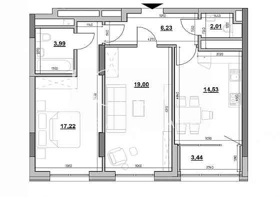 Продаж 2к квартири | 66м² | ЖК Nordicа Residence 3 черга Киев