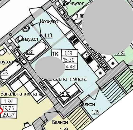 1-кімнатна | ЖК «Бургундія» | Ірпінь Ирпень