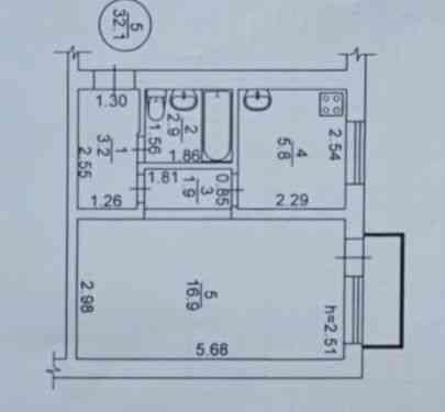 Продам 1-но кім квартиру м.Боярка з автономним опаленням! Boiarka