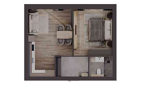 Квартира 48м2, кухня-студія, 3 поверх Чернівці