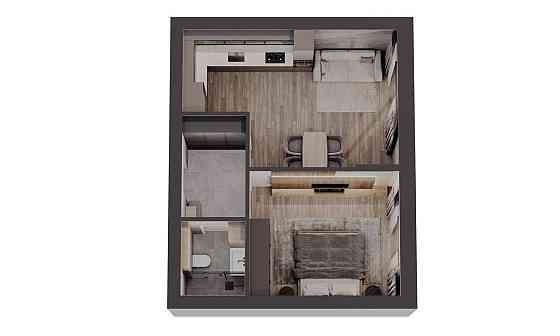 Квартира 48м2, кухня-студія, 3 поверх Чернівці