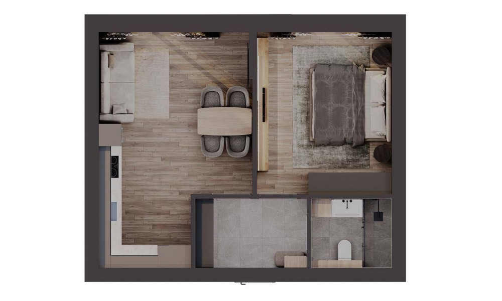 Квартира 48м2, кухня-студія, 3 поверх Чернівці - зображення 2