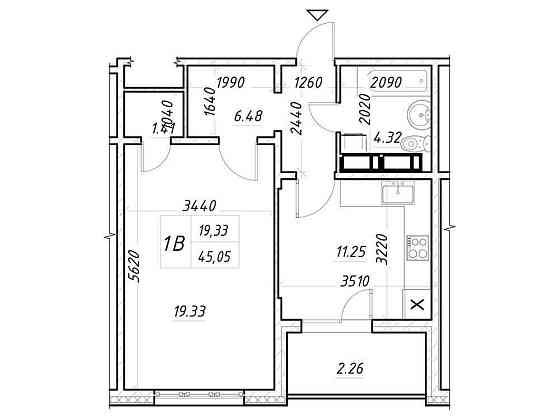 ТОП ціна З Ремонтом Навігатор2 1к45м2 метро 10хв мінська оболонь Без%! Київ