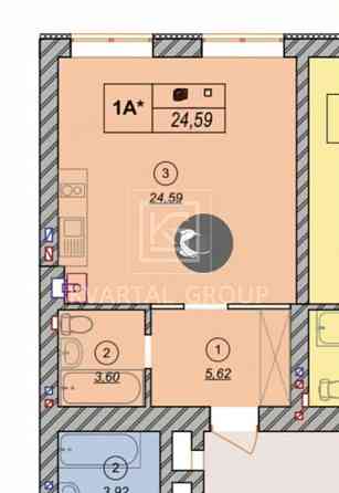 Студія 33 м² готова до ремонту | ЖК «Молодість», Ірпінь Ірпінь