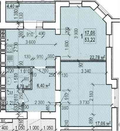 Продам квартиру 53,22м2  новострой ЖК Левада-2 Заливная 12 ОТОПЛЕНИЕ.L Харків