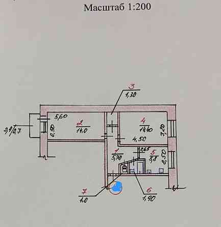 Продаётся 2 ком кв ЮТЗ Mykolaiv
