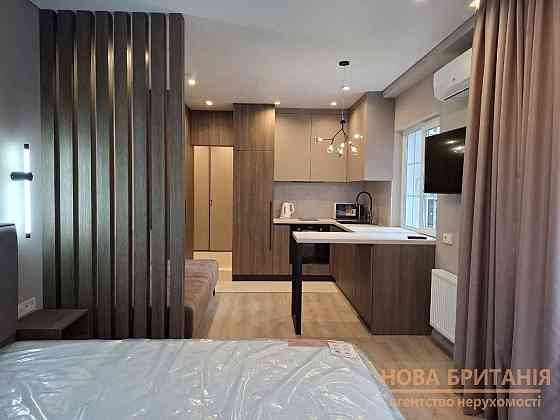 Оренда НОВОЇ квартири-студії з балконами 35м2 в ЖК Нова Англія Київ