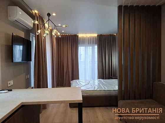 Оренда НОВОЇ квартири-студії з балконами 35м2 в ЖК Нова Англія Київ