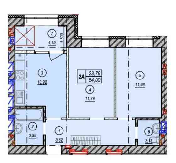2-к квартива 54м2 в ЖК Молодість, від забудовника без % сертифікат ТАК Іrpin