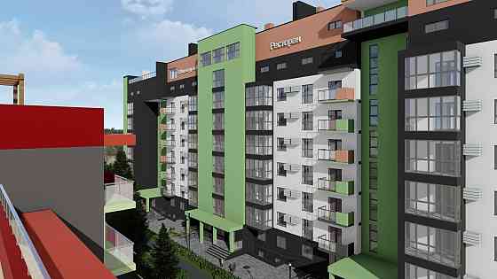 Двокімнатна квартира 64 м.кв. з лоджією в новобудові / Долина Троянд Drohobych