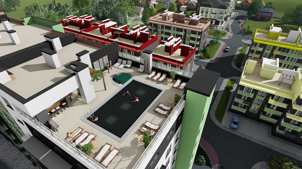 Двокімнатна квартира 64 м.кв. з лоджією в новобудові / Долина Троянд Drohobych - photo 7