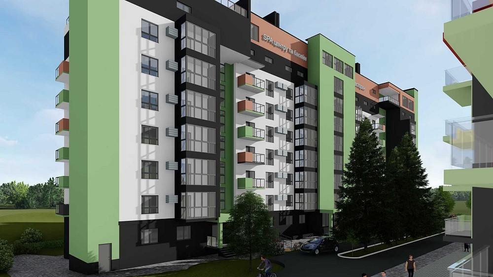 Двокімнатна квартира 64 м.кв. з лоджією в новобудові / Долина Троянд Drohobych - photo 1