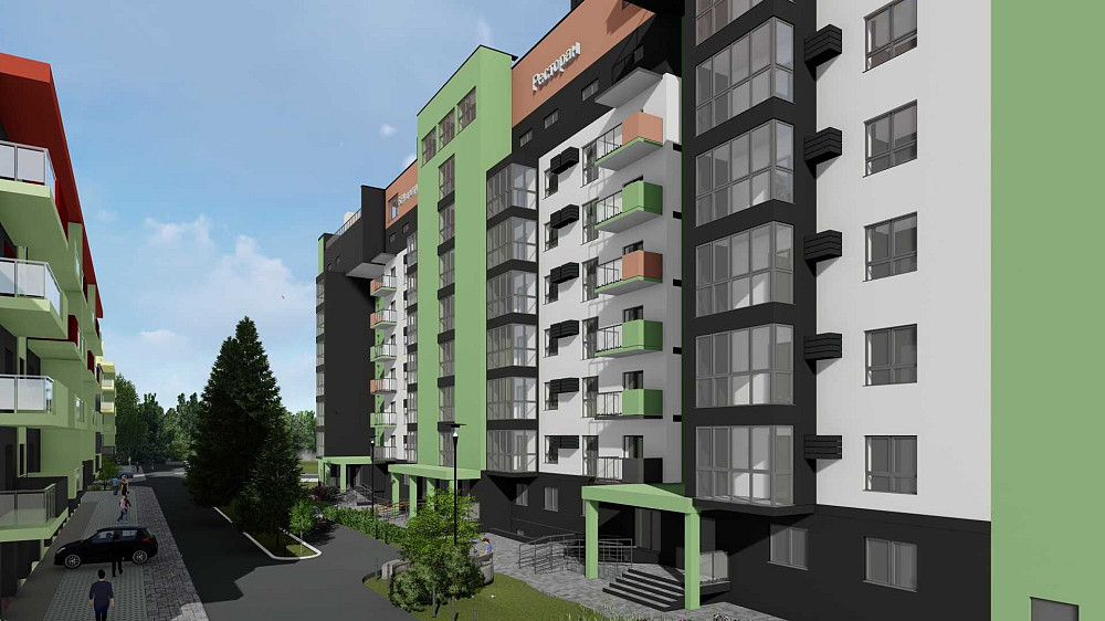 Двокімнатна квартира 64 м.кв. з лоджією в новобудові / Долина Троянд Drohobych - photo 2